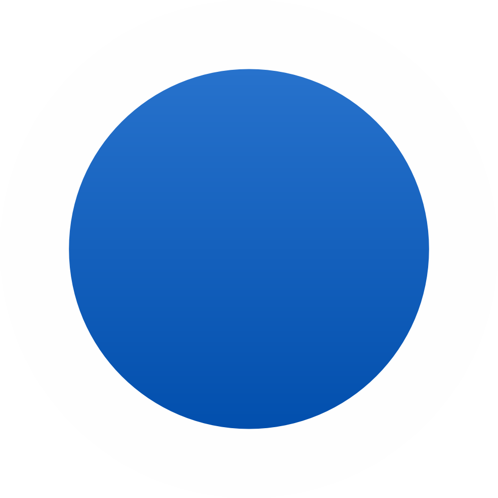 Warna biru dan lingkaran pada logo